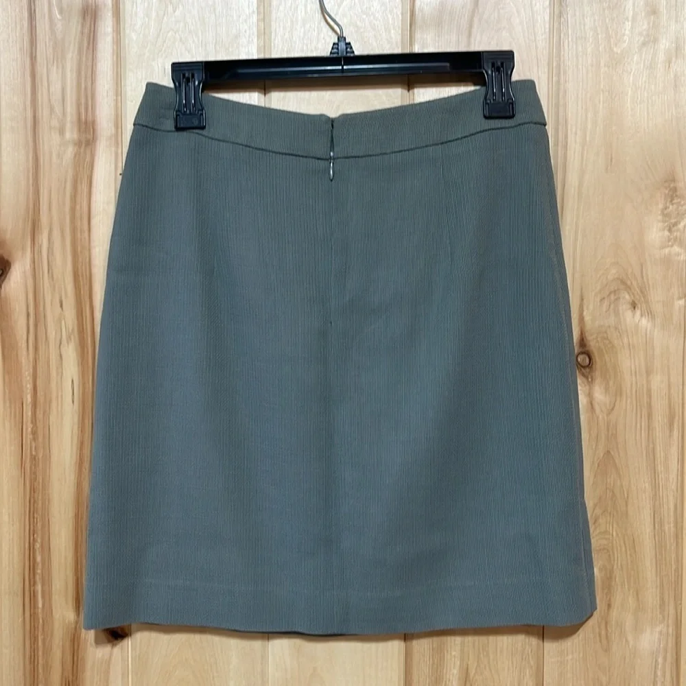 Reiss Light Grey Wool Mini Skirt Size 6‎